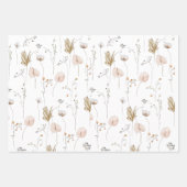 Set aus 3 Überziehpapier Geschenkpapier Set (Vorderseite)