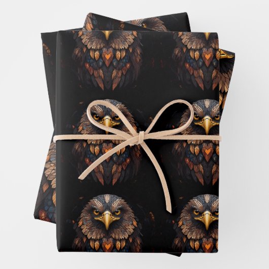 Set aus 3 Überziehpapier Geschenkpapier Set (Beispiel)