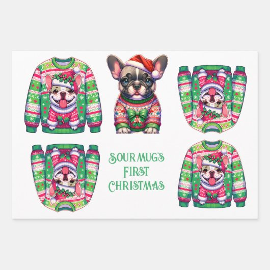 Set aus 3 Überziehpapier Geschenkpapier Set (Vorderseite)