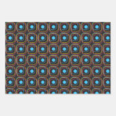 Set aus 3 Überziehpapier Geschenkpapier Set (Vorderseite 3)