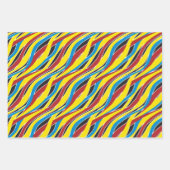 Set aus 3 Überziehpapier Geschenkpapier Set (Vorderseite 2)