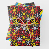 Set aus 3 Überziehpapier Geschenkpapier Set (Beispiel)