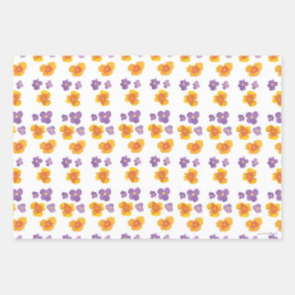 Set aus 3 Überziehpapier Geschenkpapier Set