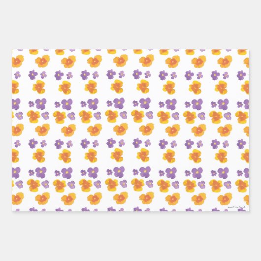 Set aus 3 Überziehpapier Geschenkpapier Set (Vorderseite)