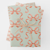 Set aus 3 Überziehpapier Geschenkpapier Set (Beispiel)