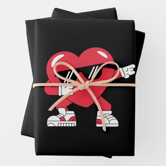 Set aus 3 Überziehpapier Geschenkpapier Set (Beispiel)