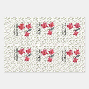 Set aus 3 Überziehpapier Geschenkpapier Set