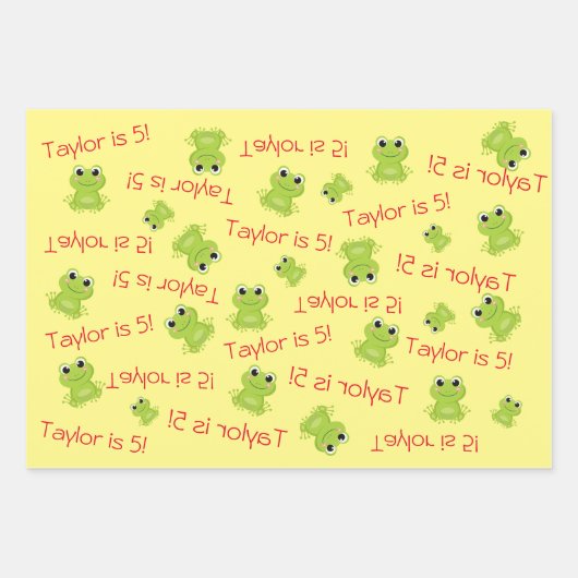 Set aus 3 Überziehpapier Geschenkpapier Set (Vorderseite)