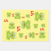 Set aus 3 Überziehpapier Geschenkpapier Set (Vorderseite 3)