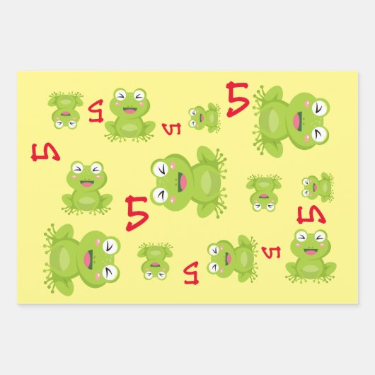 Set aus 3 Überziehpapier Geschenkpapier Set (Vorderseite 3)