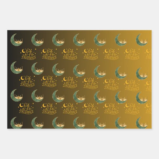 Set aus 3 Überziehpapier Geschenkpapier Set (Vorderseite 3)