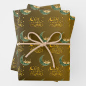 Set aus 3 Überziehpapier Geschenkpapier Set (Beispiel)