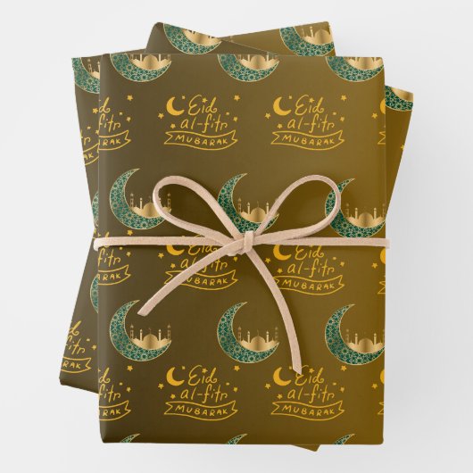 Set aus 3 Überziehpapier Geschenkpapier Set (Beispiel)