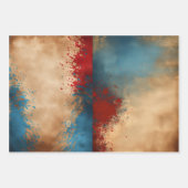 Set aus 3 Überziehpapier Geschenkpapier Set (Vorderseite 3)