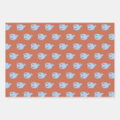 Set aus 3 Überziehpapier Geschenkpapier Set (Vorderseite 3)