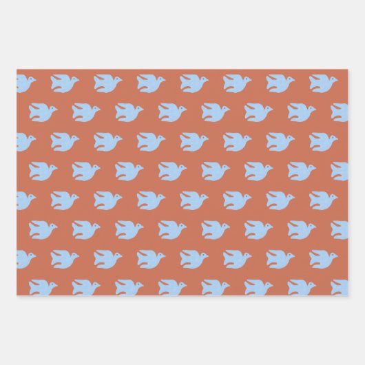 Set aus 3 Überziehpapier Geschenkpapier Set (Vorderseite 3)