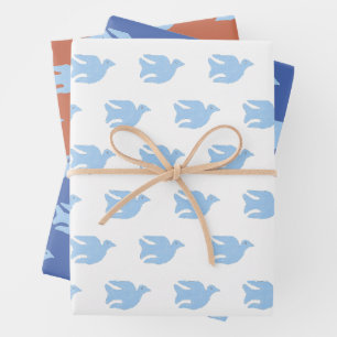 Set aus 3 Überziehpapier Geschenkpapier Set