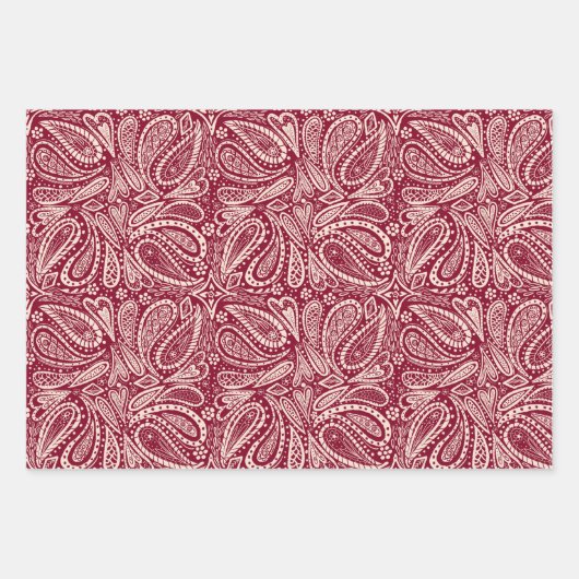 Set aus 3 Überziehpapier Geschenkpapier Set (Vorderseite)