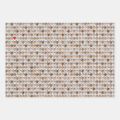 Set aus 3 Überziehpapier Geschenkpapier Set (Vorderseite)