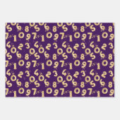 Set aus 3 Überziehpapier Geschenkpapier Set (Vorderseite 2)