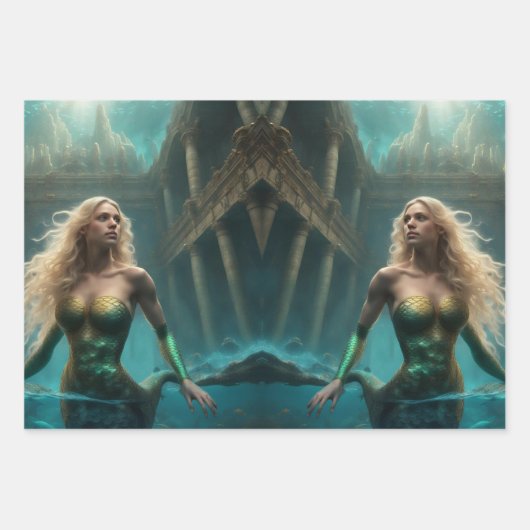 Set aus 3 Überziehpapier Geschenkpapier Set (Vorderseite 3)