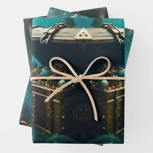 Set aus 3 Überziehpapier Geschenkpapier Set (Beispiel)