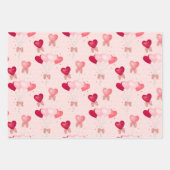 Set aus 3 Überziehpapier Geschenkpapier Set (Vorderseite 3)