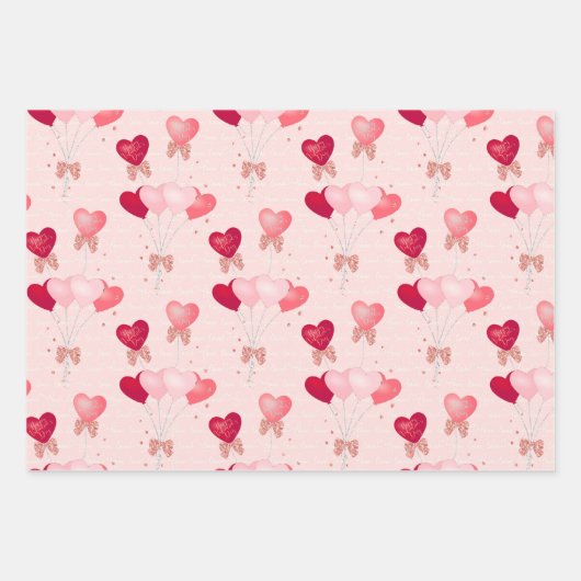 Set aus 3 Überziehpapier Geschenkpapier Set (Vorderseite 3)