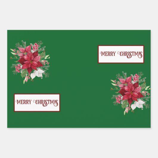 Set aus 3 Überziehpapier Geschenkpapier Set (Vorderseite 3)