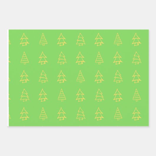 Set aus 3 Überziehpapier Geschenkpapier Set (Vorderseite)