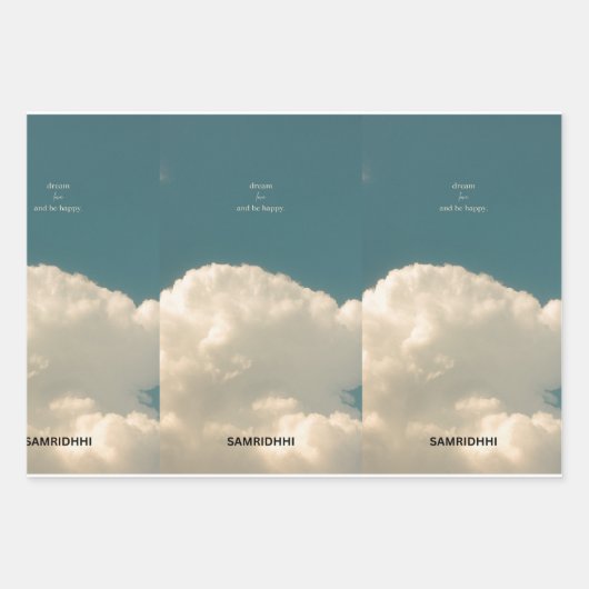 Set aus 3 Überziehpapier Geschenkpapier Set (Vorderseite 3)