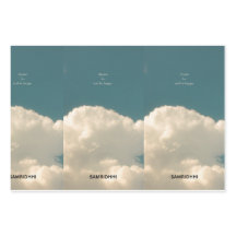 Set aus 3 Überziehpapier