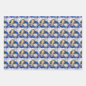 Set aus 3 Überziehpapier Geschenkpapier Set (Vorderseite 2)