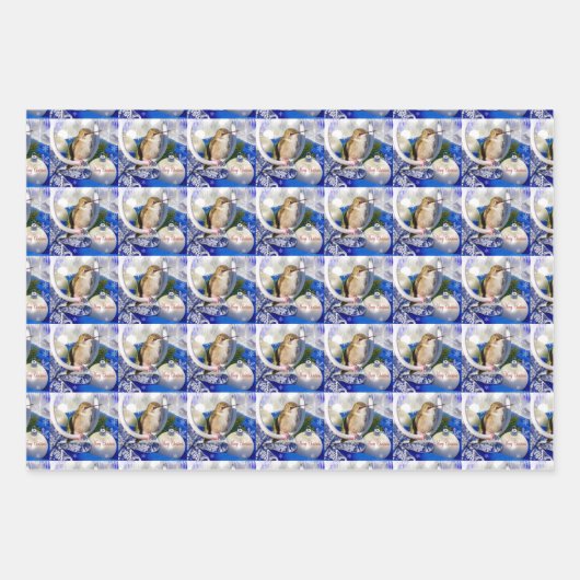 Set aus 3 Überziehpapier Geschenkpapier Set (Vorderseite 2)