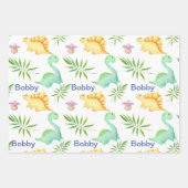 Set aus 3 Überziehpapier Geschenkpapier Set (Vorderseite 3)