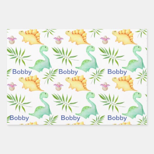 Set aus 3 Überziehpapier Geschenkpapier Set (Vorderseite 3)