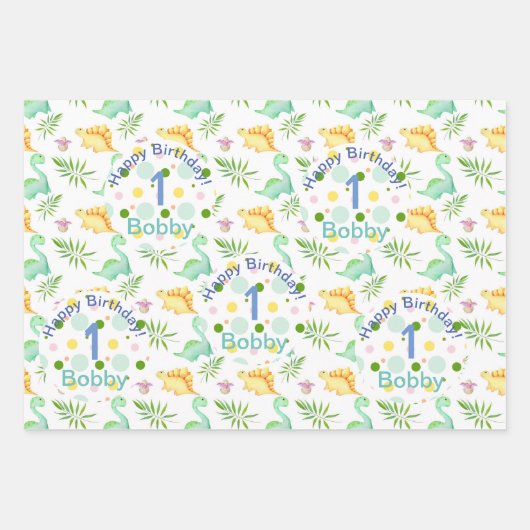 Set aus 3 Überziehpapier Geschenkpapier Set (Vorderseite)