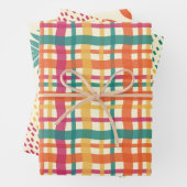 Set aus 3 Überziehpapier Geschenkpapier Set (Beispiel)