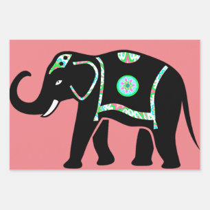 Set aus 3 Überziehpapier Geschenkpapier Set