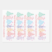 Set aus 3 Überziehpapier Geschenkpapier Set (Vorderseite)