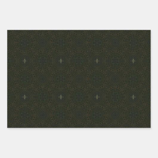 Set aus 3 Überziehpapier Geschenkpapier Set (Vorderseite 3)