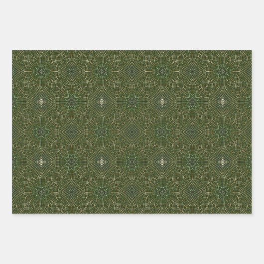 Set aus 3 Überziehpapier Geschenkpapier Set (Vorderseite)