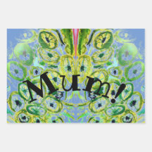 Set aus 3 Überziehpapier