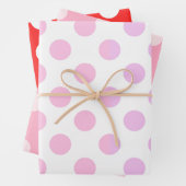 Set aus 3 Überziehpapier Geschenkpapier Set (Beispiel)