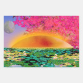 Set aus 3 Überziehpapier Geschenkpapier Set (Vorderseite 2)