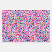 Set aus 3 Überziehpapier Geschenkpapier Set (Vorderseite 2)