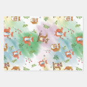 Set aus 3 Überziehpapier Geschenkpapier Set (Vorderseite 2)