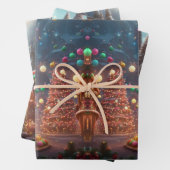 Set aus 3 Überziehpapier Geschenkpapier Set (Beispiel)