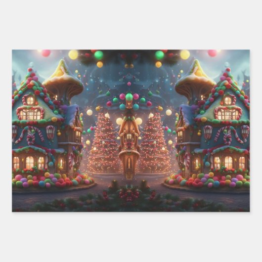 Set aus 3 Überziehpapier Geschenkpapier Set (Vorderseite)