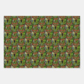 Set aus 3 Überziehpapier Geschenkpapier Set (Vorderseite 3)